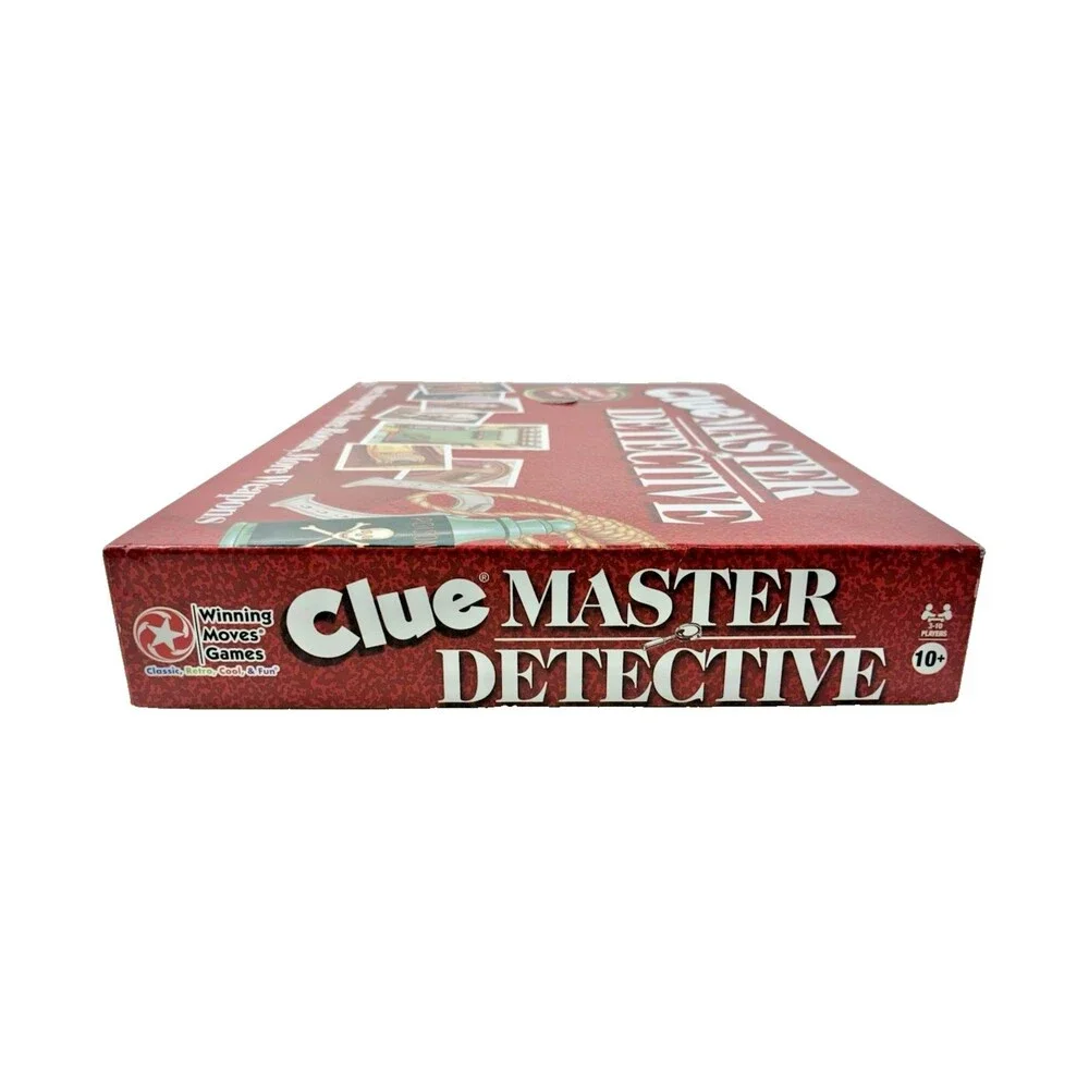 Clue Master Detective Classic Detective Winning Moves 2021 Board Game Complete